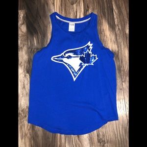 Blue jays tank top xsmall